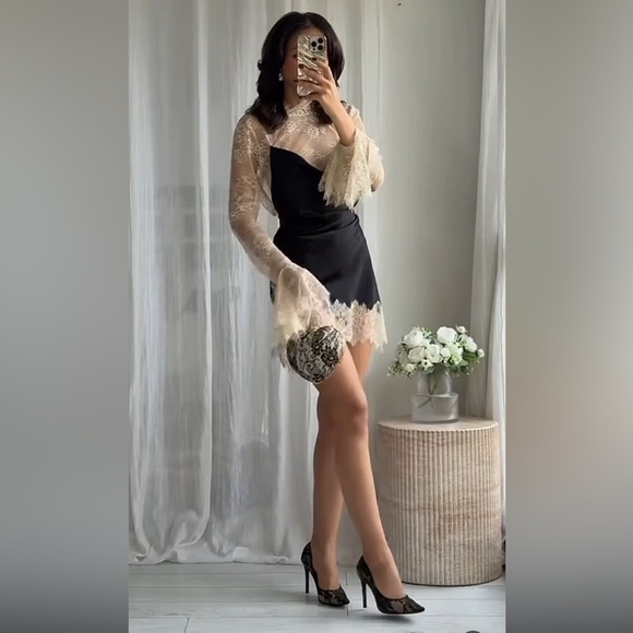 ZW COLLECTION LIMITED EDITION COMBINATION MINI DRESS - Picture 6 of 16